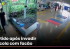 Ex-aluno invade escola e fere professora com espada em Suzano
