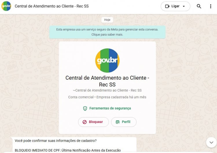 Novo Golpe do Falso GOV BR saiba como se proteger.